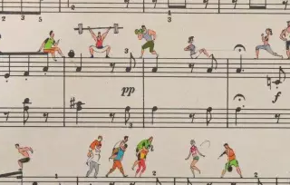 藝術圈 | 膜拜！在五線譜上畫插畫的人